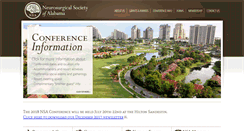 Desktop Screenshot of nsaneurosurgeons.com